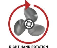 8M0123399 Bravo Tre 14,4" diametro x passo 19", acciaio inox 3 lame