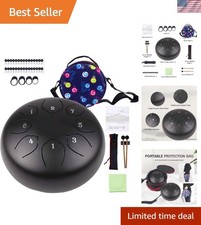 Tamburo con lingua in acciaio