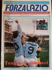 Rivista UFFICIALE SS LAZIO CALCIO "FORZA LAZIO" Anno 1984/7 + POSTER