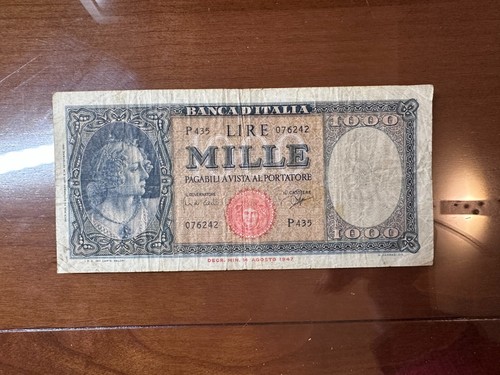 Banconota lire 1000 - banconota,