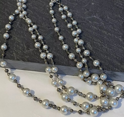 Collana perle imitazione - collana, di