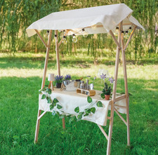 Stand pieghevole in lego