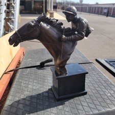 RARA statua cavallo bronzo e