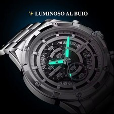TIMEARTX Steel Men's Watch -