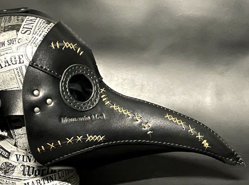 Maschera vera pelle dottore - pelle,