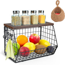 2 Metallo Cestini per Frutta