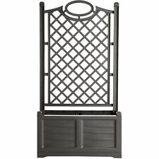 Pannello Grigliato con Fioriera in resina Varie finiture 42,5 x 80 x 150 cm