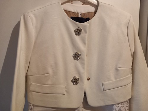 Giacca ecopelle motivi - ,