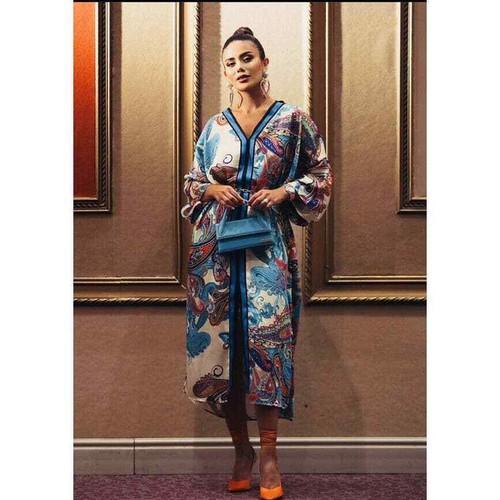 Zara printed kaftan dress - kaftan, new