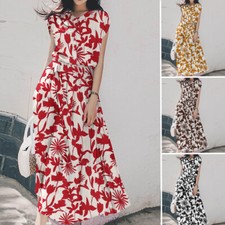 Abito lungo svasato con