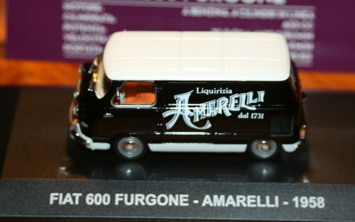 Fiat 600 furgone - amarelli, 1958