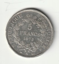 5 FRANCHI 1875A REPUBLIQUE FRANCAISE