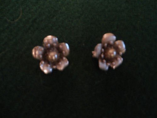 Set spille fiori perle como - spille,