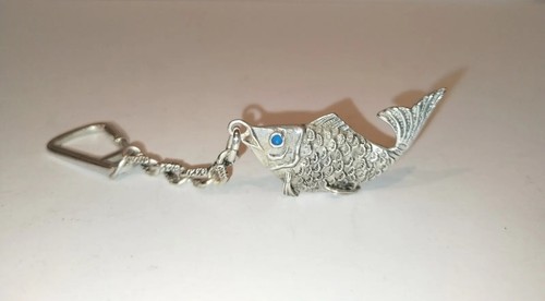 Portachiavi vintage argento - in,