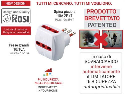 Riduttore adattatore tripla - adattatore,