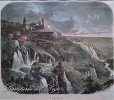 TIVOLI - Stampa Antica