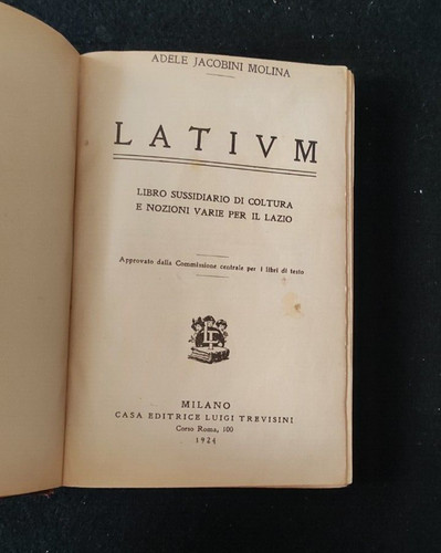 Jacobini molina latium libro - jacobini,