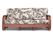 Walnut Rattan Living Room