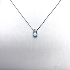 Girocollo con acquamarina e