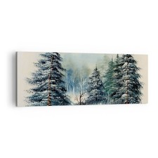 Quadro su Tela 140x50cm Neve