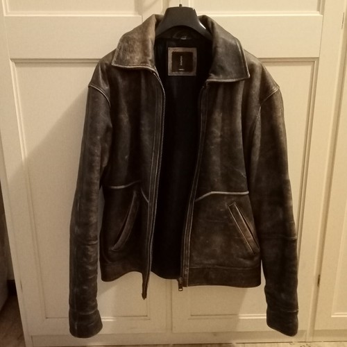 Giubbotto vintage pelle cuoio - vintage, pelle/cuoio
