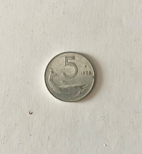 Moneta lire anno - moneta, 1955