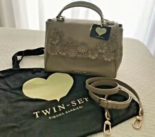 Borsa a mano bauletto Twin Set twinset Simona Barbieri beige tortora tracolla