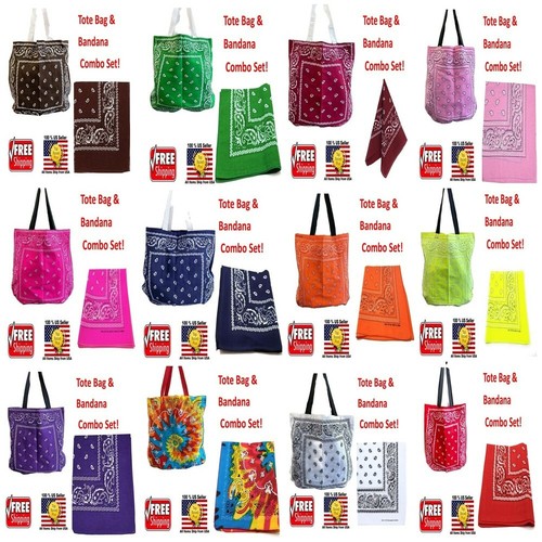 Set bandana paisley - bandana, e