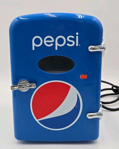 Pepsi mini fridge - pepsi,