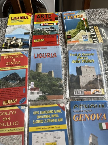 Lotto carte geografiche vario