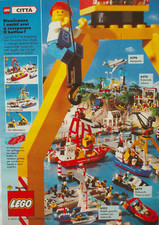 Pubblicità Advertising Werbung Italian Clipping 1991 LEGO CITTA' MOTOSCAFO