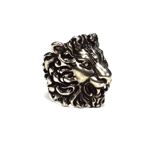 Anello leone argento vintage - anello,