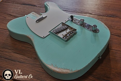 Telecaster body surf green - body,