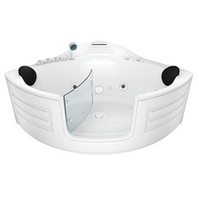 AcquaVapore Vasca Idromassaggio Piscina Vasca Angolare Vasca W70H 150x150cm con Porta