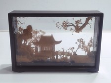 Diorama cinese quadro vintage