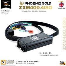 Phoenix Gold ZXM400.4ISO Plug & Play ISO Mini Amplificatore Auto Classe D Aggiornamento OEM