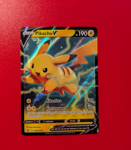 Pikachu swsh063 carta - pikachu,