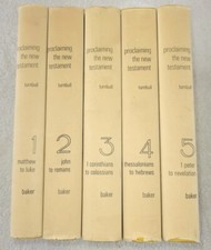 Preacher's Homiletic Library  Proclaiming the New Testament Vol 1-5 w Jackets EX