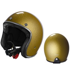 CASCO JET MOTO CAFE RACER