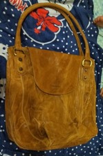 NERO GIARDINI BORSA  SHOPPER SHOPPING CASUAL  CUOIO Effetto Vintage Cammello 