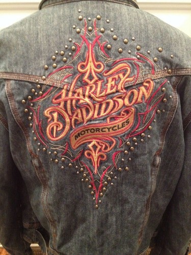 Giacca jeans harley davidson - giacca,