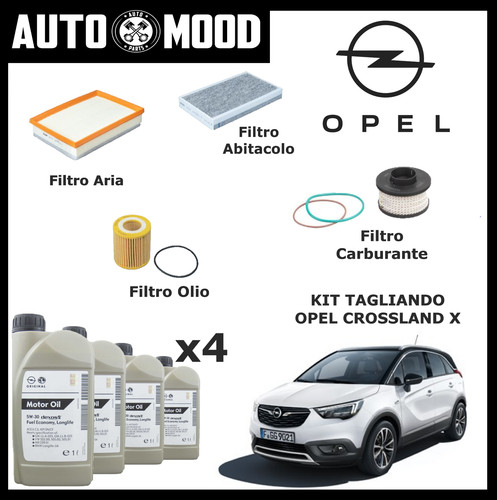 Kit tagliando opel crossland - opel, x