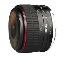 Meike MK-6,5mm-F/2.0 Obiettivo Fisheye Multicoated per Micro 4/3 Olymp. Panasonic