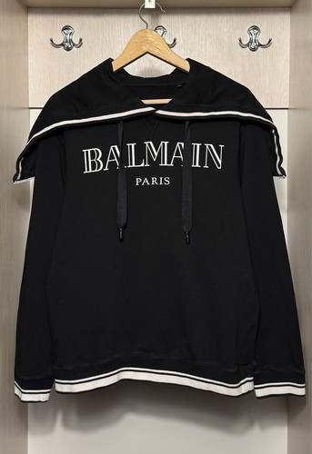 Felpa con cappuccio balmain - felpa,
