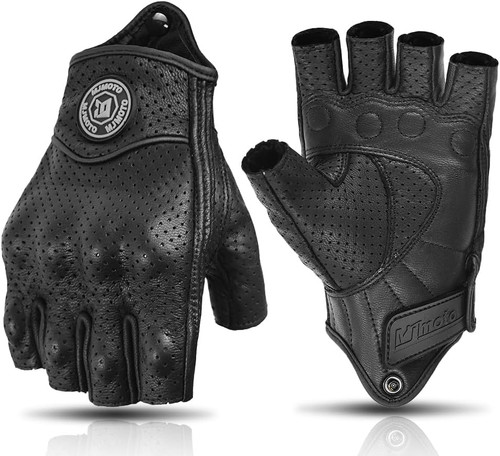 Guanti moto pelle di - in,