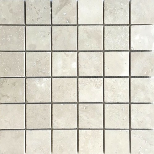 Piastrelle mosaico travertino