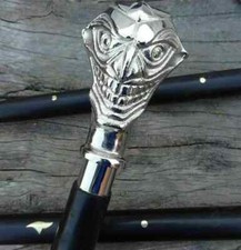 Bastone da passeggio Joker manico vintage design stile antico vittoriano legno bastoni