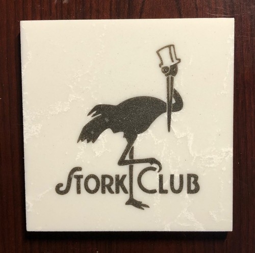 Sottobicchiere marmo stork - marmo,