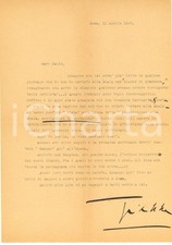 1948 ROMA Soprano Gianna PEDERZINI "Italiani buffoni incorreggibili" *AUTOGRAFO