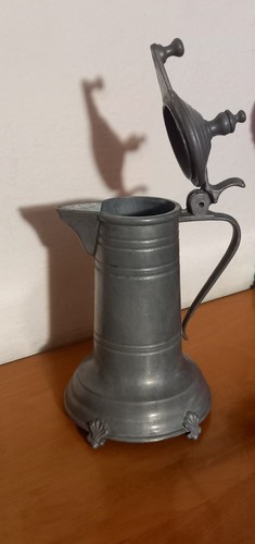 Brocca peltro antica vintage - peltro,
